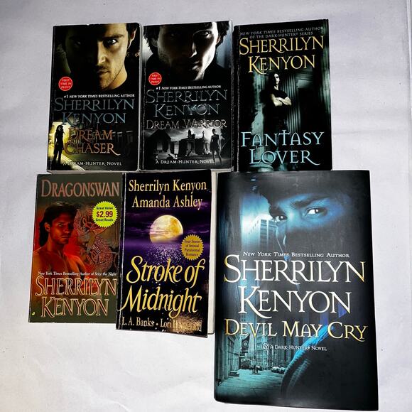 Sherrilyn Kenyon Paranormal Romance Bundle of 6 Dark-Hunter & Dream-Hunter Books - Picture 1 of 3